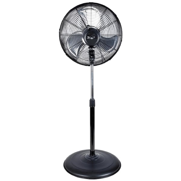 PEDESTAL FAN 20in. BLACK